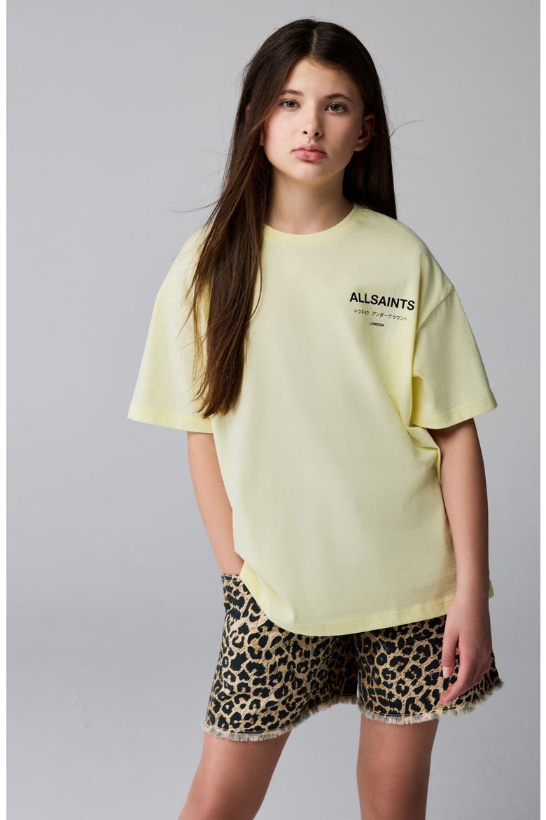 Kids' Underground Cotton Graphic T-Shirt, Alternate, color, YELLOW