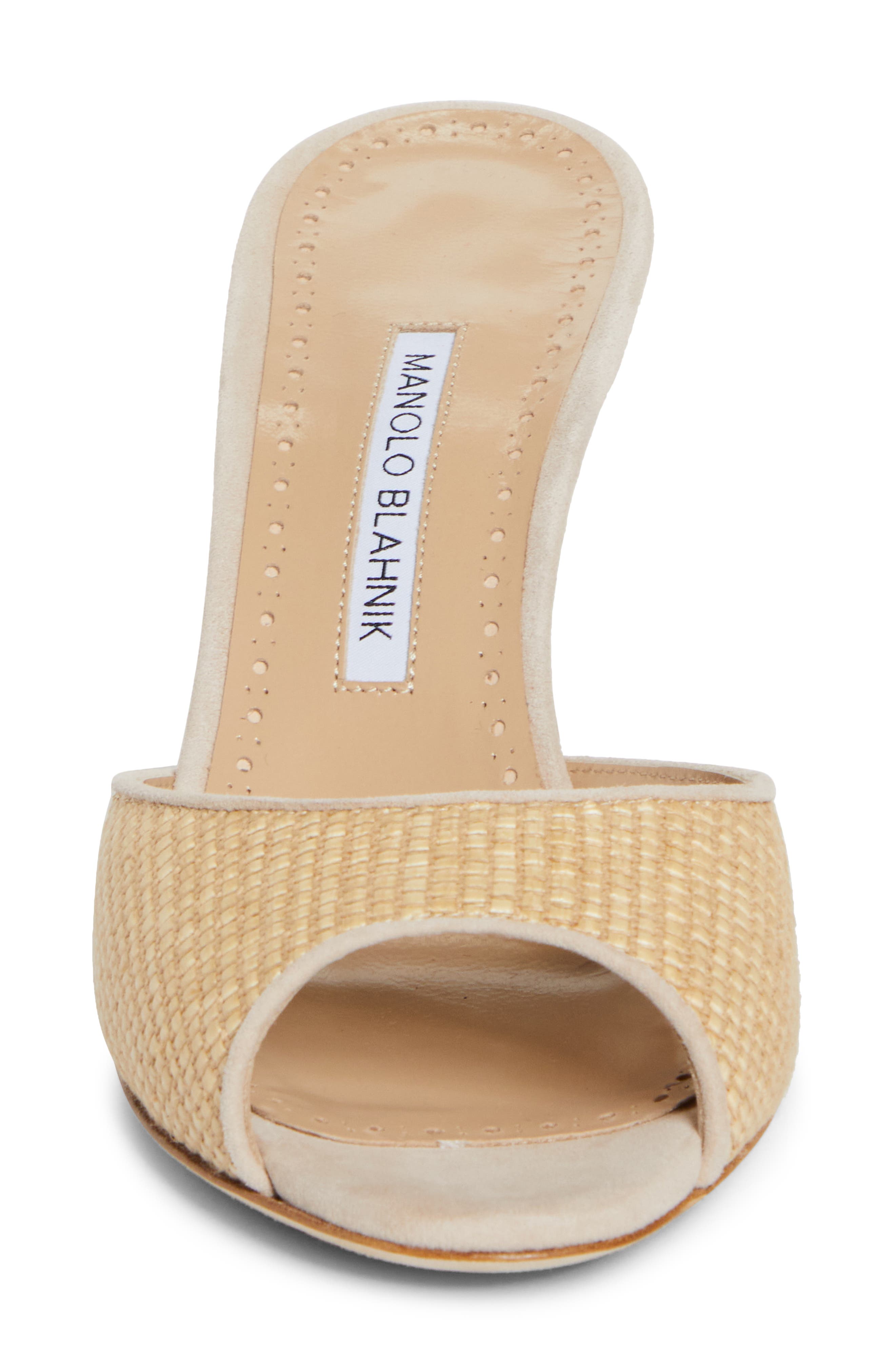Manolo Blahnik Jadara Slide Sandal, Alternate, color, 