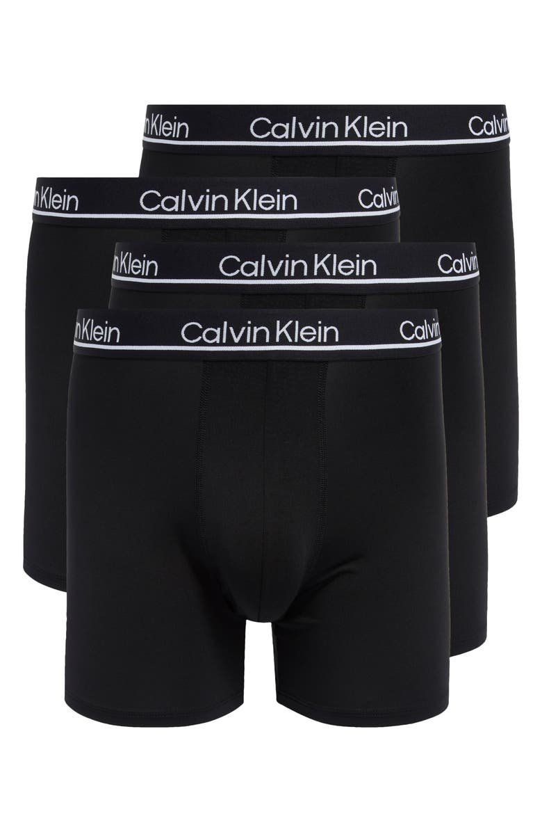 Calvin Klein 4-Pack Boxer Briefs, Main, color,