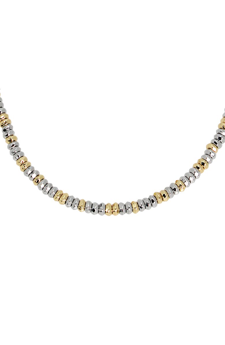 AllSaints Beaded Collar Necklace, Main, color, 