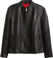 HUGO Lokis Leather Jacket