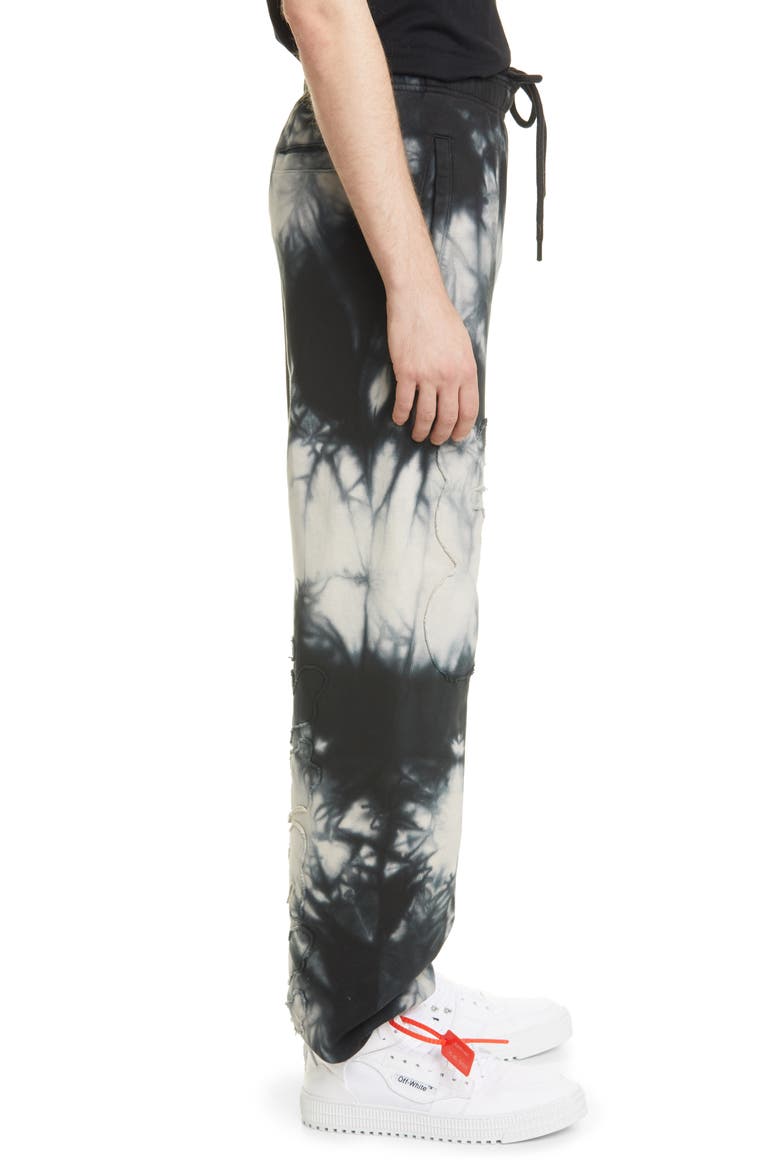 Tie Dye Slim Sweatpants, Alternate, color, BEIGE