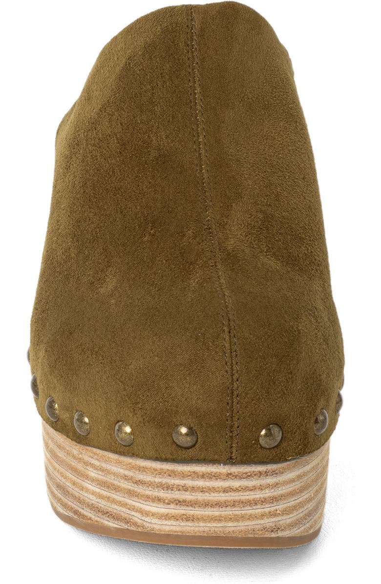 SHUSHOP Gigi Platform Clog, Alternate, color, Olive Suede