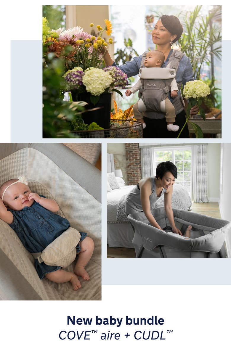 Nuna COVE Aire Travel Crib & CUDL Baby Carrier Set, Alternate, color, 