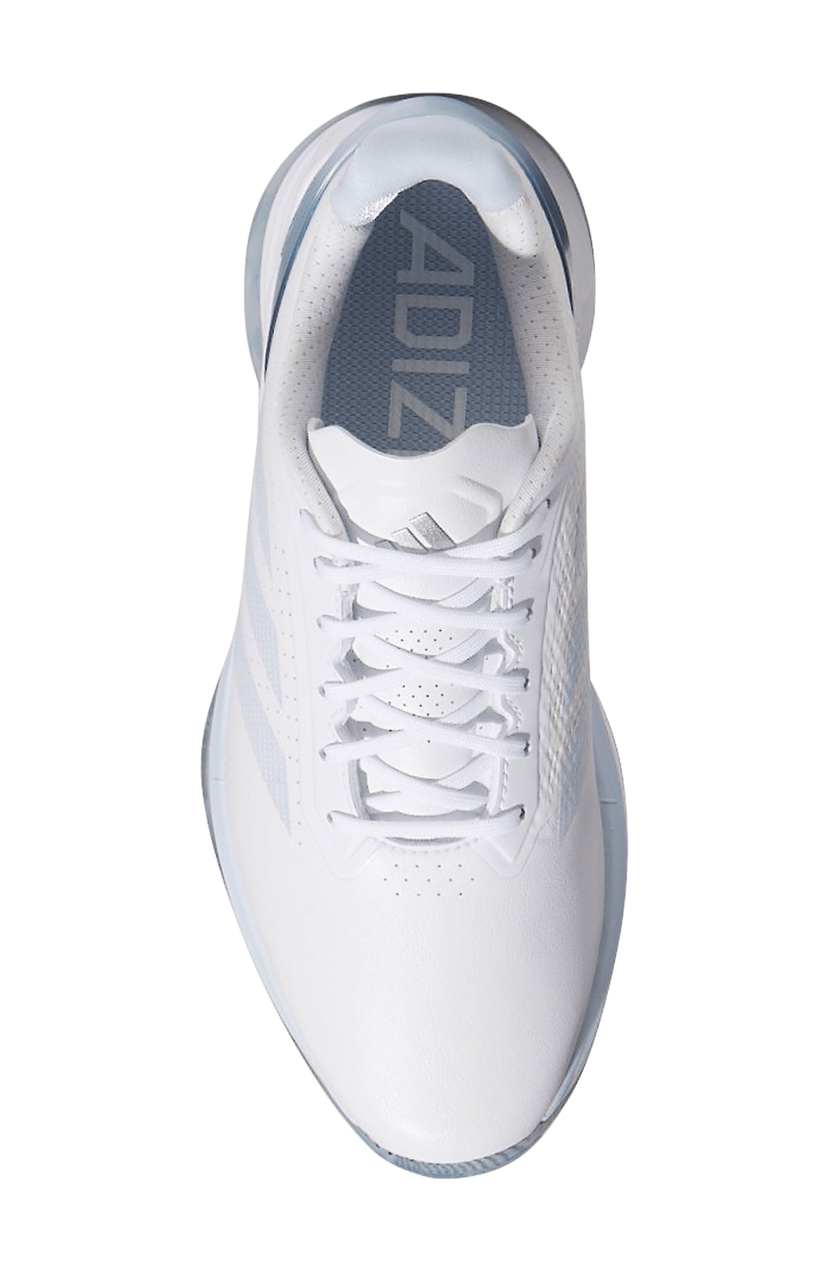 Adizero ZG Golf Shoe, Alternate, color, WHITE/ SKY