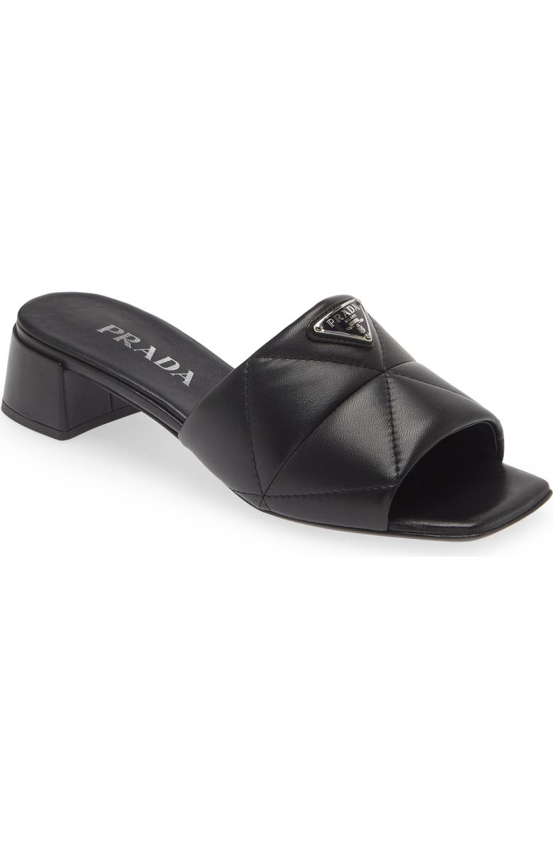 Prada Diagram Slide Sandal, Main, color,