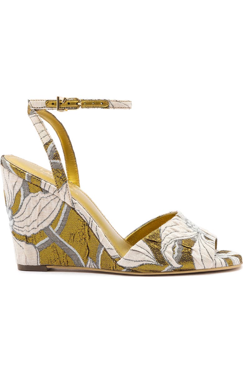 Larroudé x Markarian Wedge In Floral Dutel, Main, color,