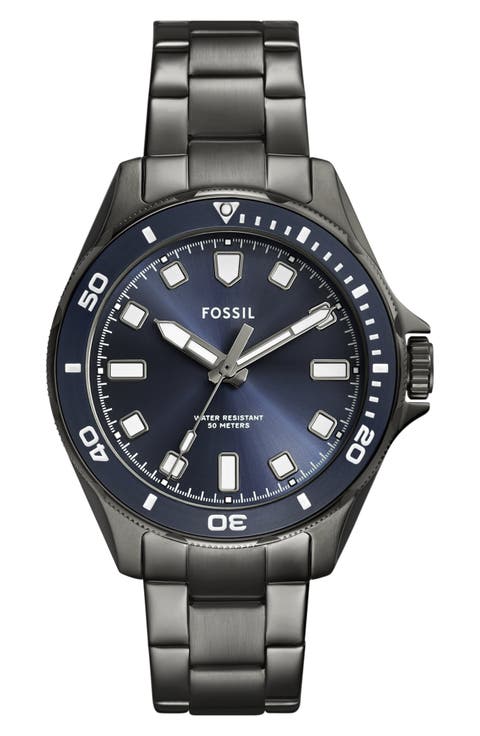 Dalton Three Hand Quartz Bracelet Watch, 42mm