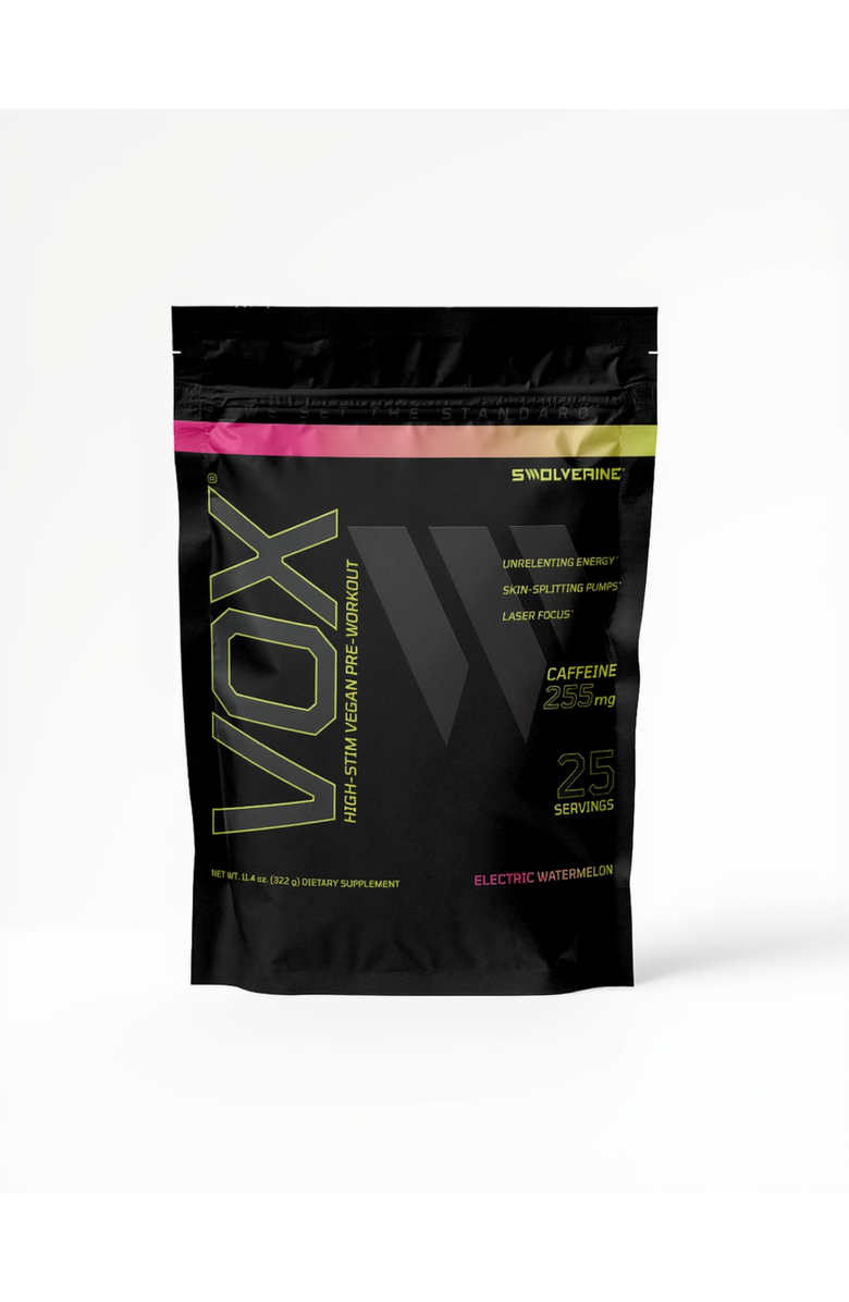 Swolverine Vox<sup>®</sup> | Vegan High Stim Pre Workout, Main, color, Electric Watermelon