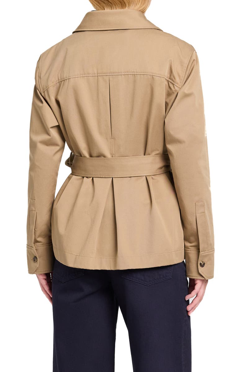 TWP Wrap Me Up Belted Cotton Coat, Alternate, color, British Khaki