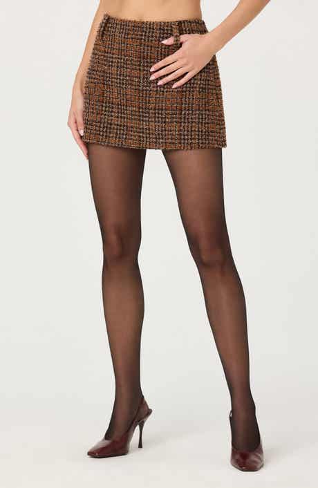 ASTR the Label Kyleigh Wool Blend Tweed Miniskirt