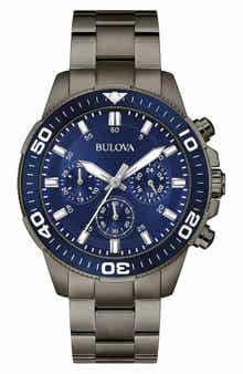 BULOVA Chronograph Bracelet Watch, 45mm