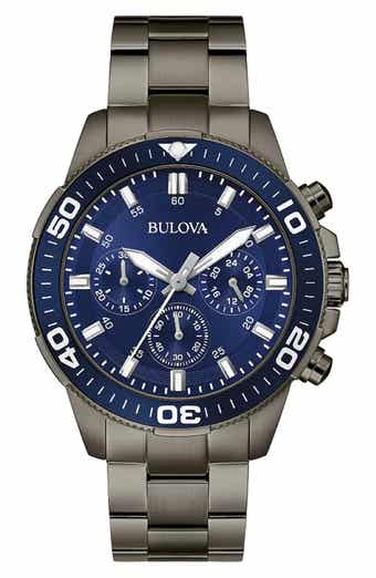 BULOVA Chronograph Bracelet Watch, 45mm