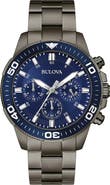 BULOVA Chronograph Bracelet Watch, 45mm