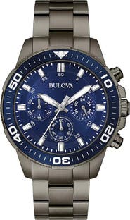 BULOVA Chronograph Bracelet Watch, 45mm