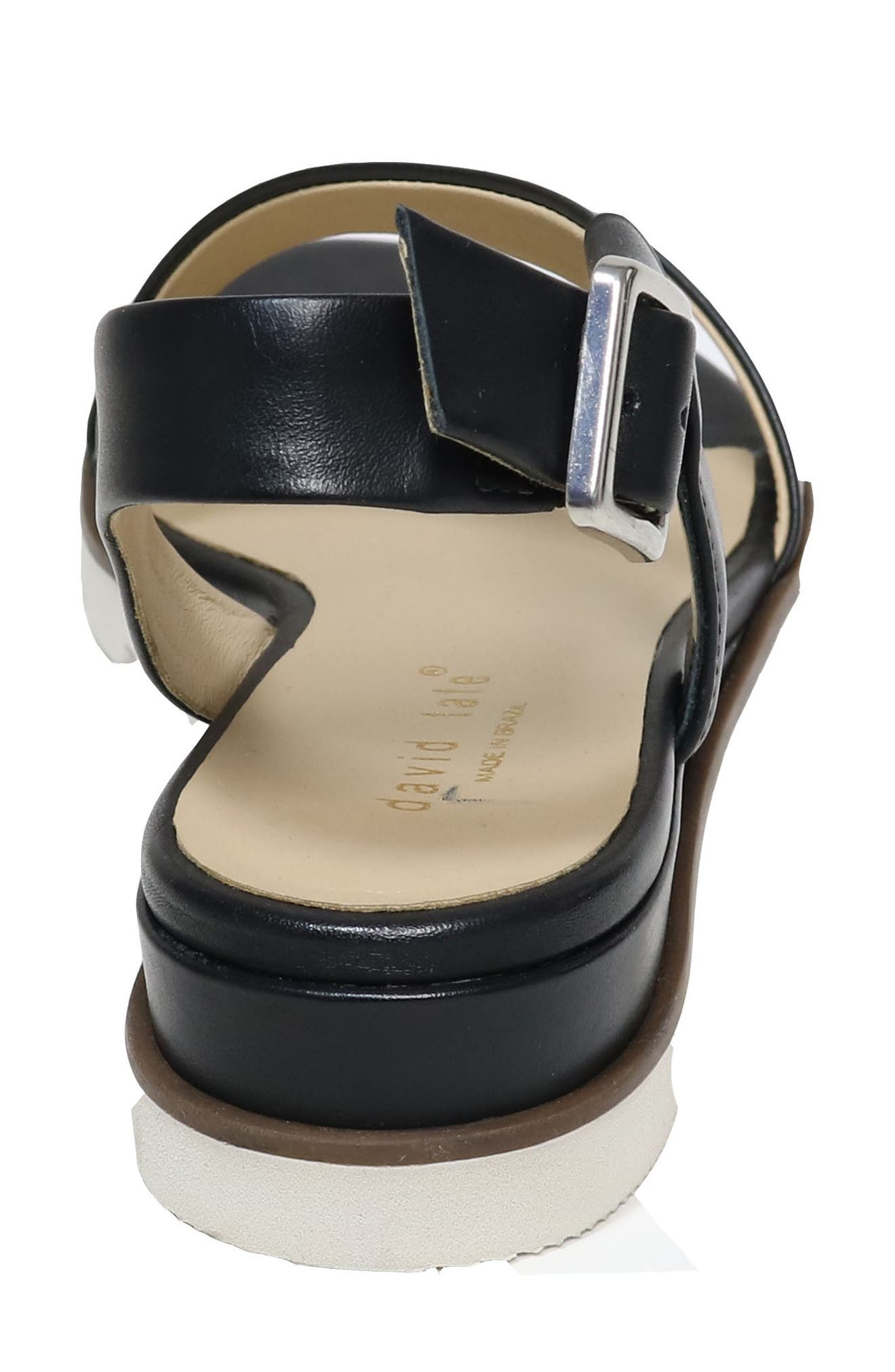 David Tate Ingrid Wedge Sandal, Alternate, color, Black
