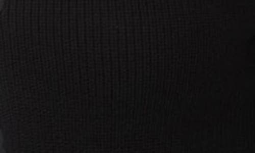 Blu Pepper Tie Bow Crop Cardigan In Black