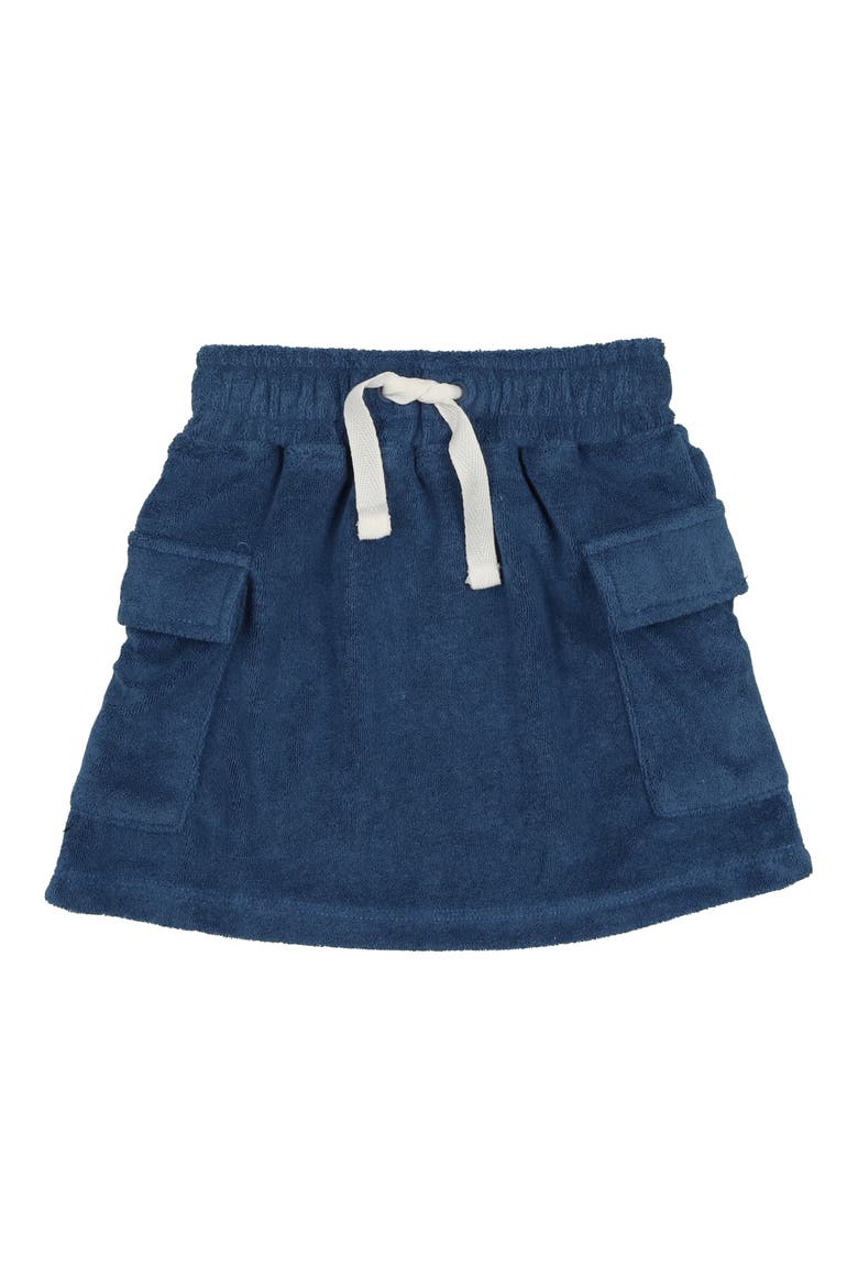 Kids' Terry Cloth Rugby Skirt, Main, color, BLUE