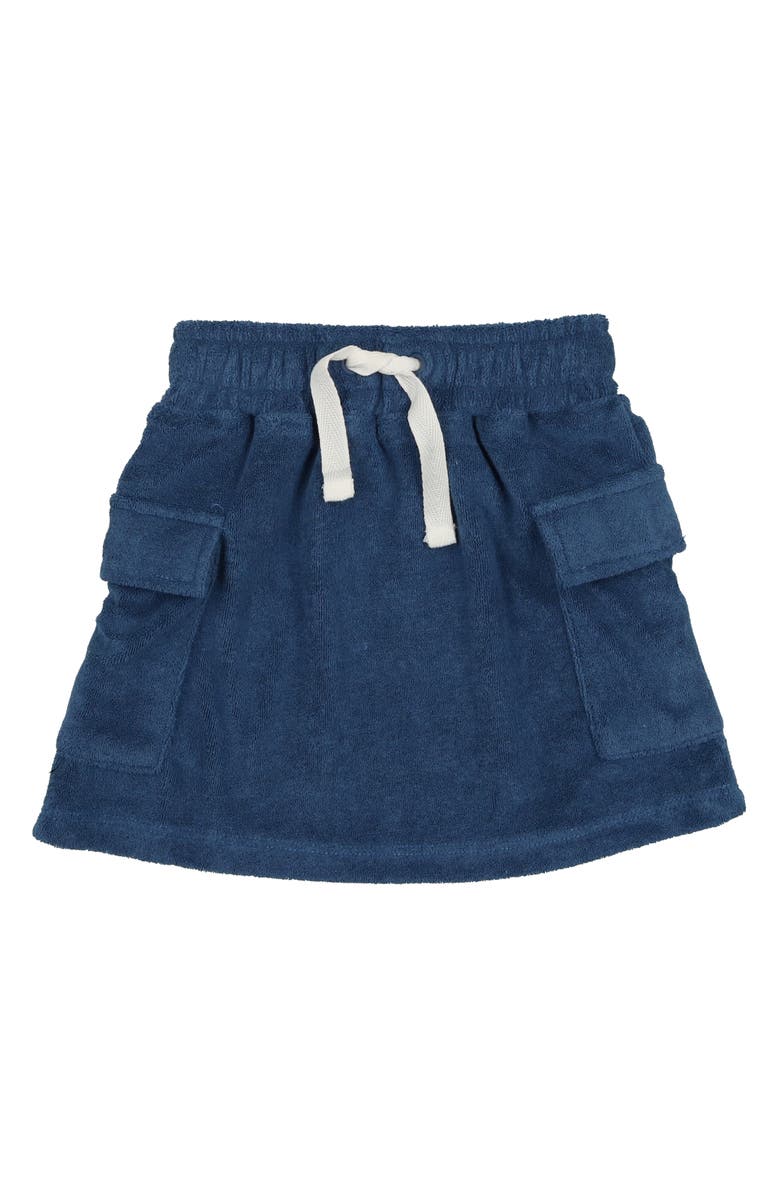 Manière Kids' Terry Cloth Rugby Skirt, Main, color, Blue
