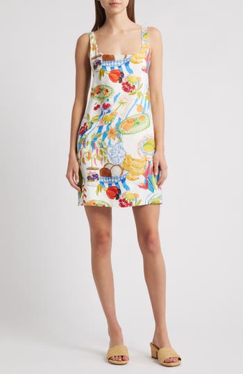 Farm Rio Fresh Table Linen Minidress