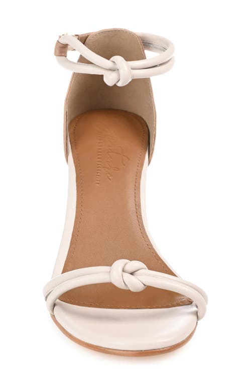 Journee Signature Jettah Ankle Strap Sandal In Tan/bone