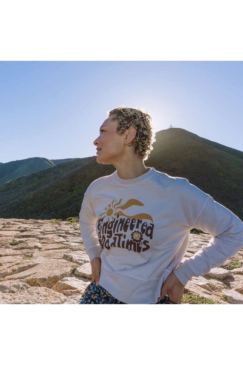 Crew Crop Top - Women's, Alternate, color, Oatmeal
