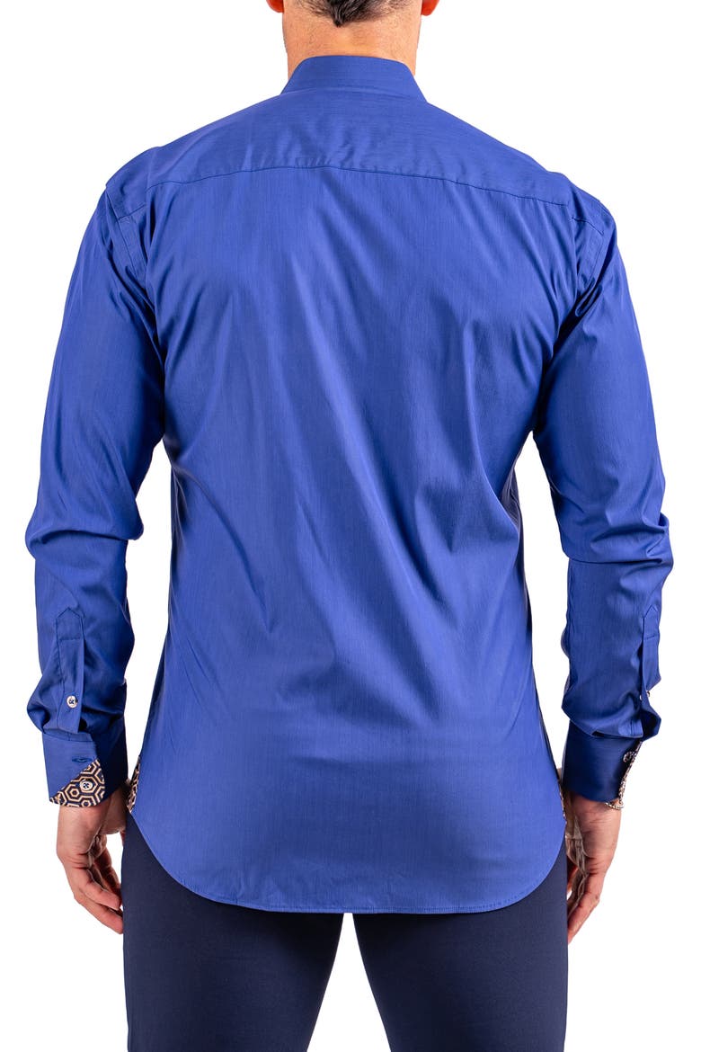 Einstein Resistance0126 Blue Button-Up Shirt, Alternate, color, BLUE