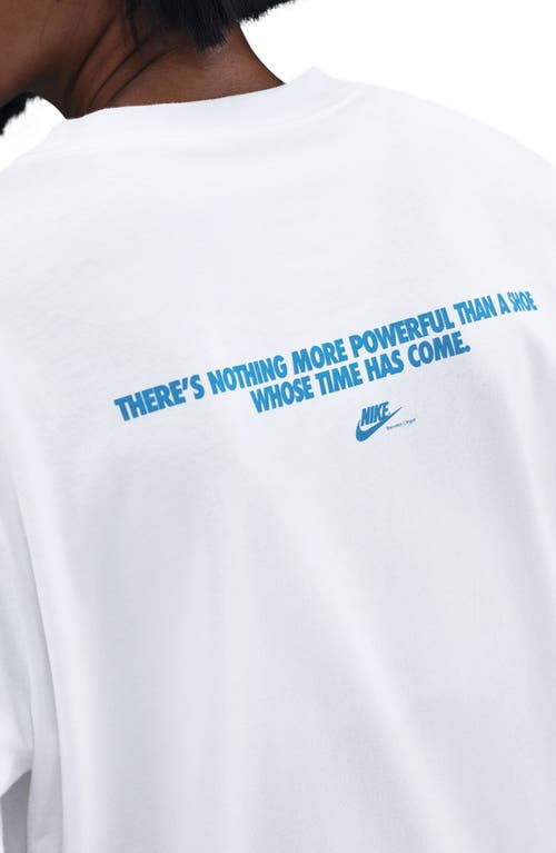 Nike Sportswear Oversize Ld-1000 Graphic T-shirt In White