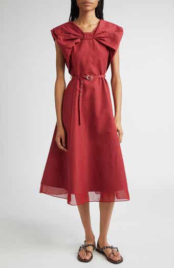 3.1 Phillip Lim Bow Belted Midi Dress