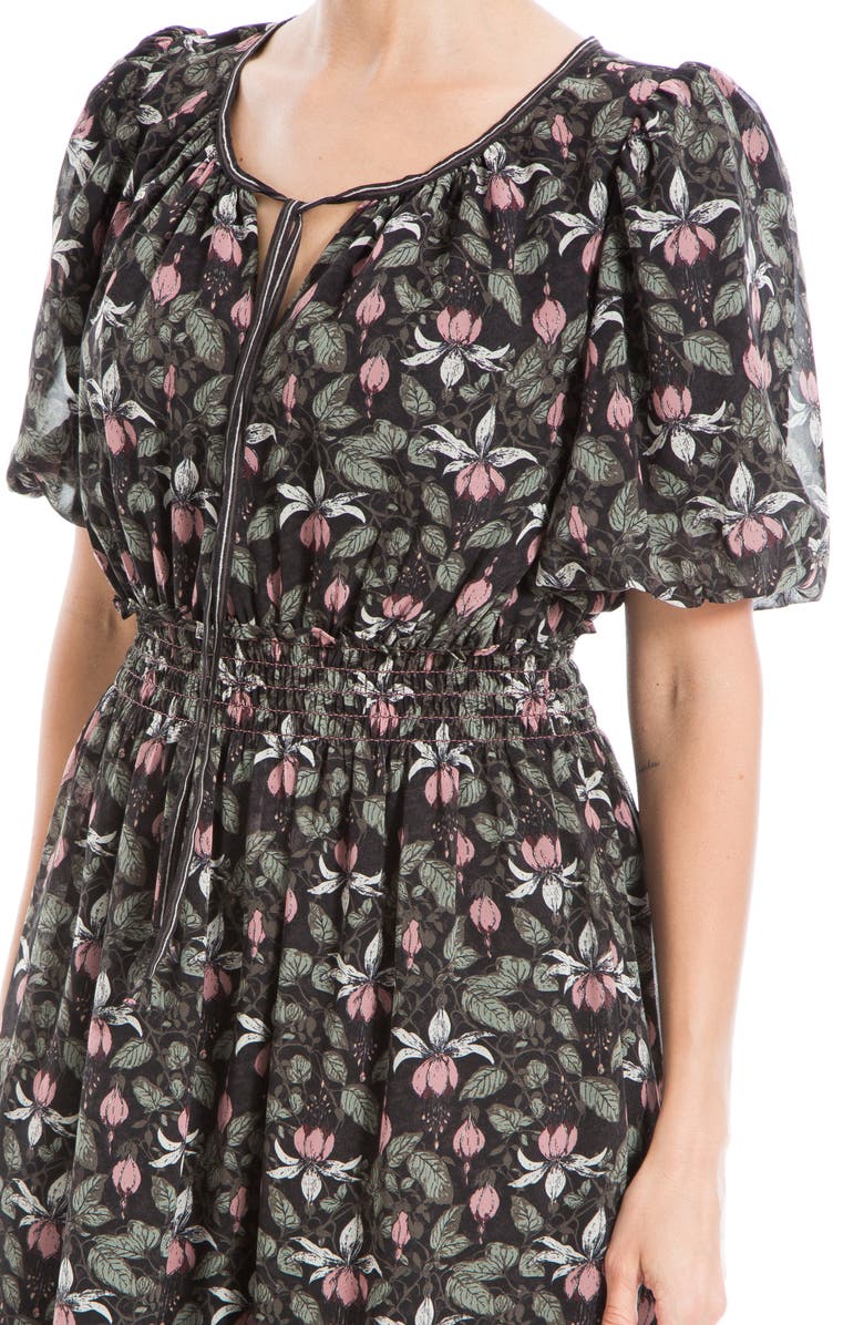 MAX STUDIO Smocked Waist Midi Dress, Alternate, color,