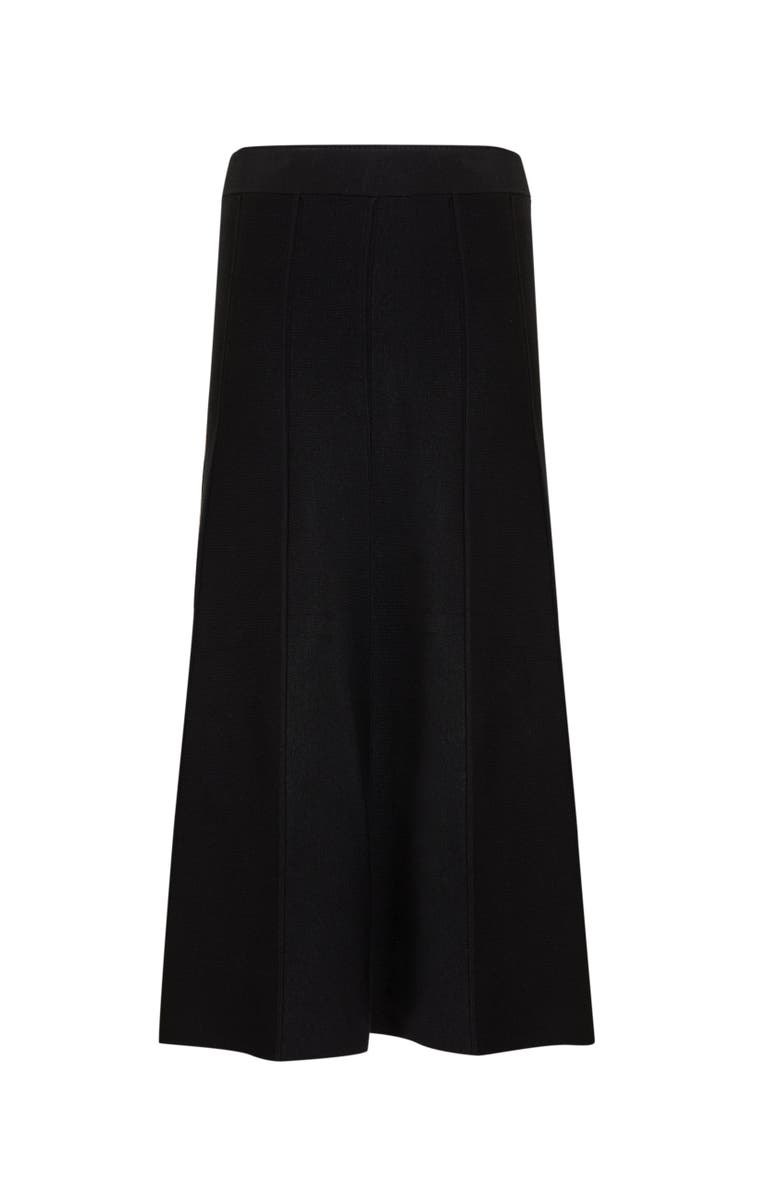 Exquise Creed High Waist Knit Midi Skirt, Main, color, Black