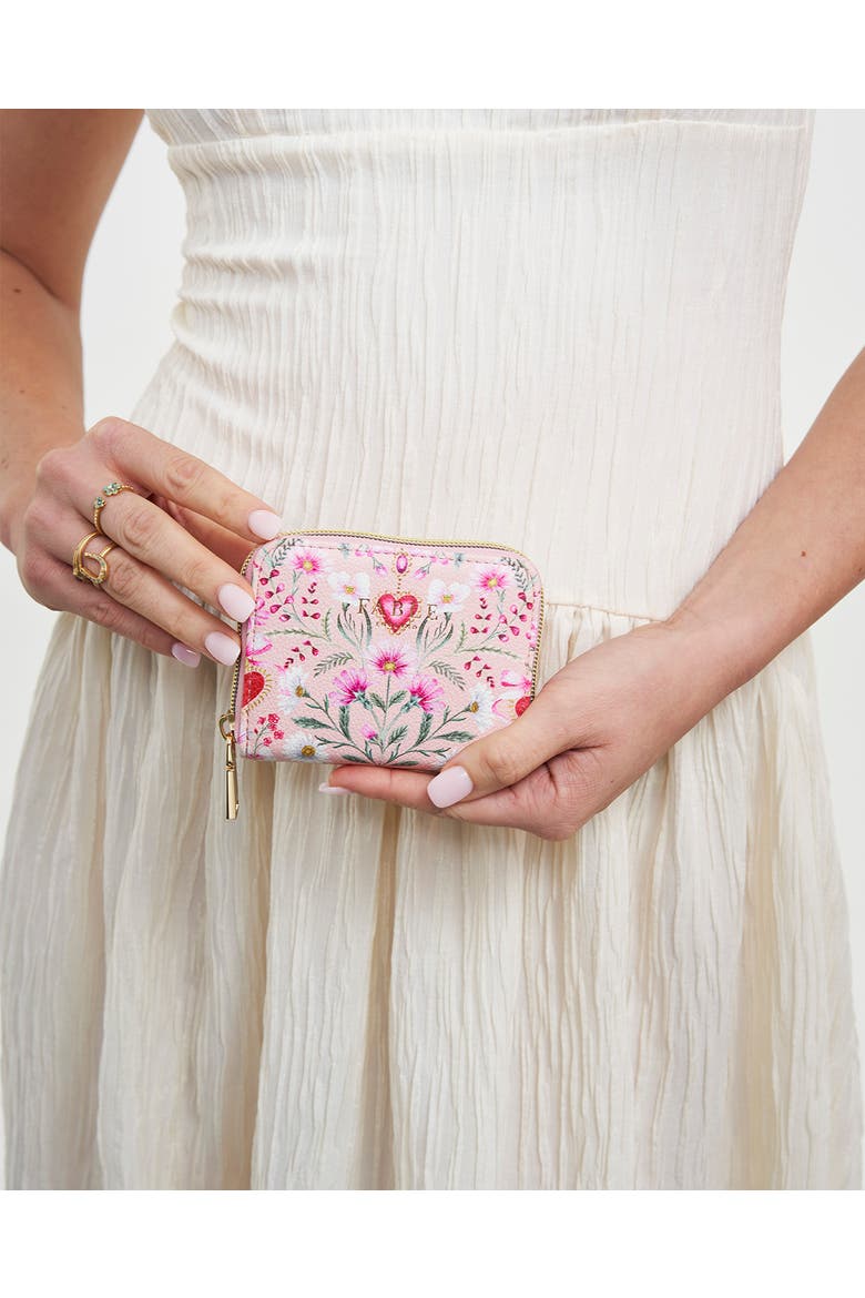 Penelope Floral Heart Small Purse, Alternate, color, Light/Pastel Pink