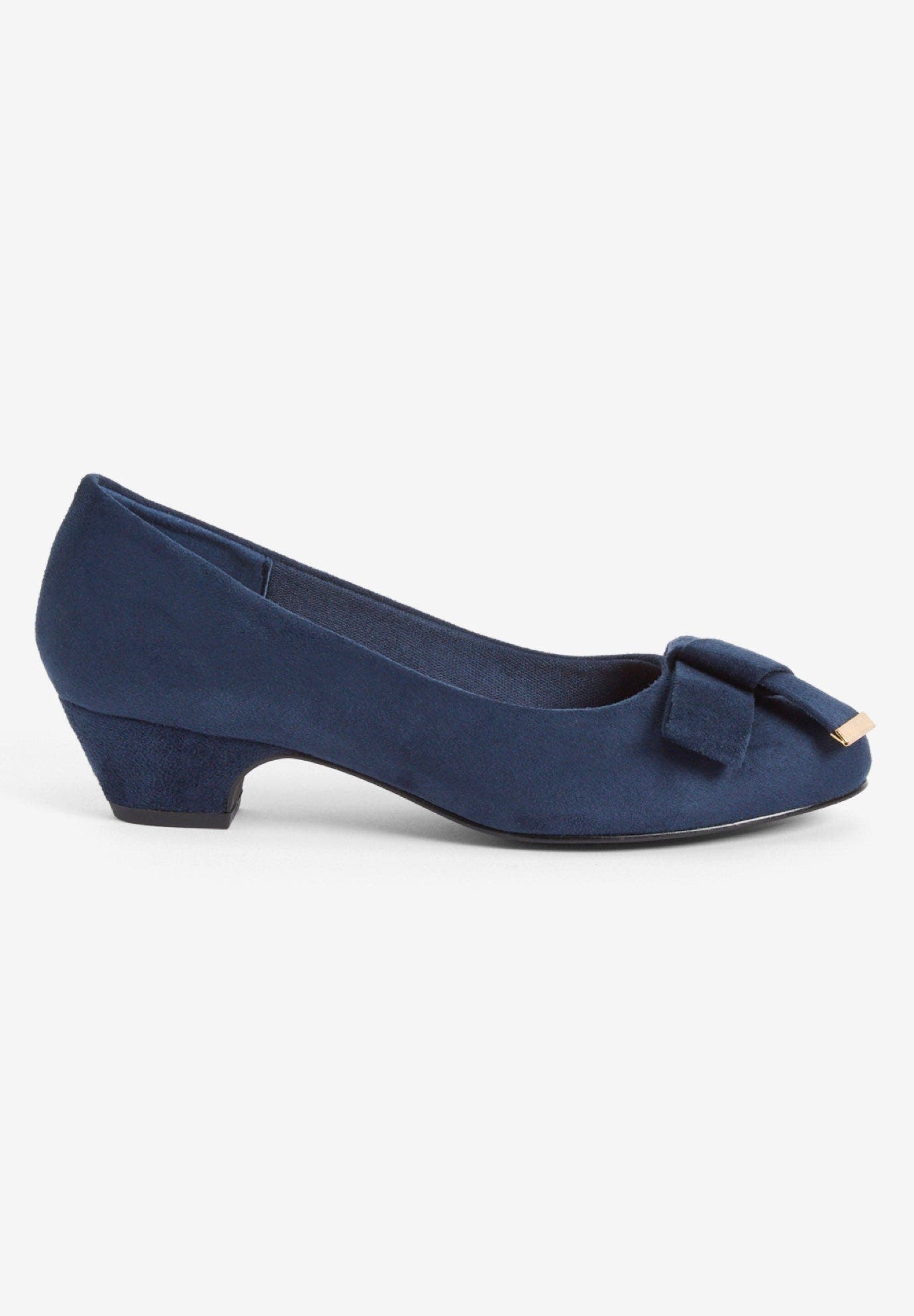 The Flynn Slip On Pump, Alternate, color, NAVY