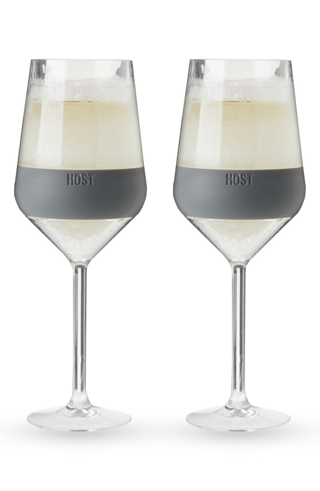Wine Freeze Set of 2 Stemmed Wine Glasses