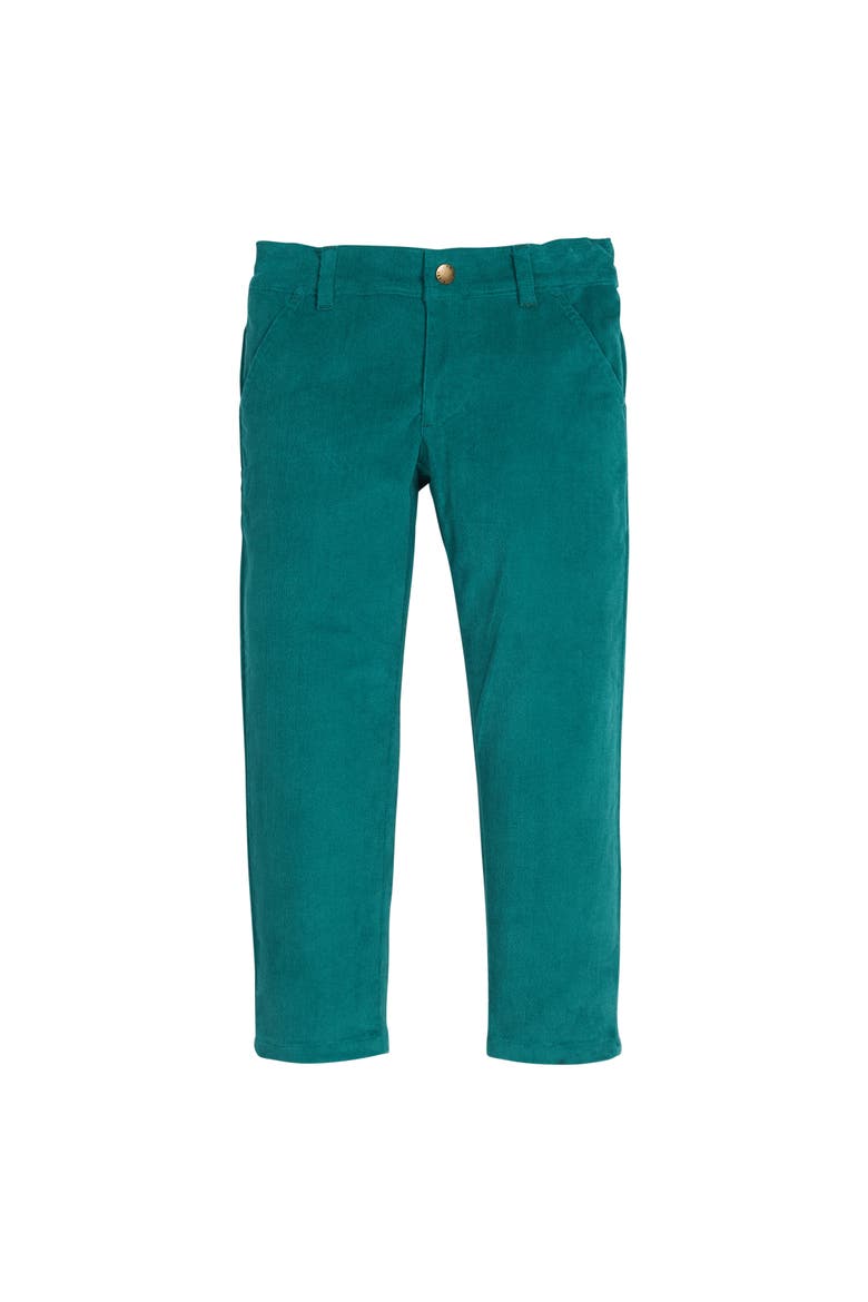 Kids' Velvet Twiggy Pants, Main, color, Peacock Velvet
