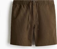 H&M Regular Fit Linen-blend Shorts
