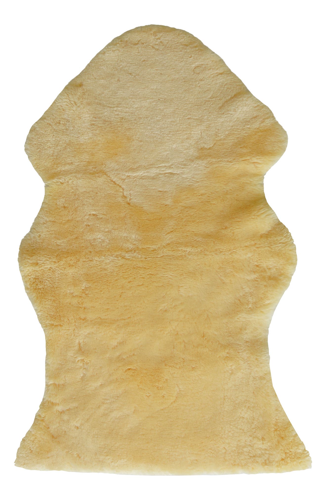 NATURAL Medical Genuine Sheepskin Shearling Pelt 24" x 48" - Natural