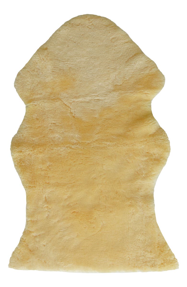 NATURAL Medical Genuine Sheepskin Shearling Pelt 24" x 48" - Natural, Main, color, Natural