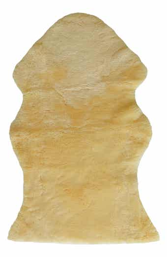 Medical Genuine Sheepskin Shearling Pelt 24" x 48" - Natural