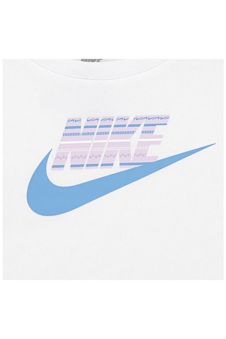 Logo T-Shirt & Shorts Set, Alternate, color, BLUE BEYOND