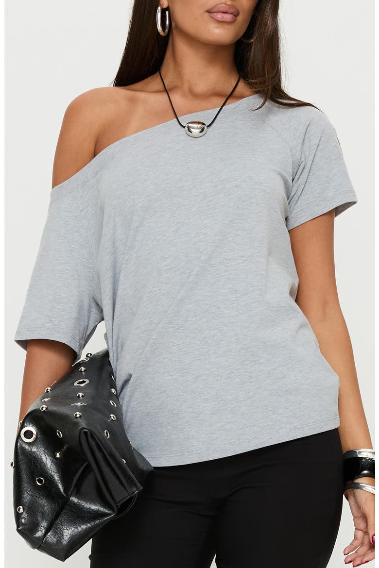 Icon Baby Off the Shoulder Top, Main, color, GREY