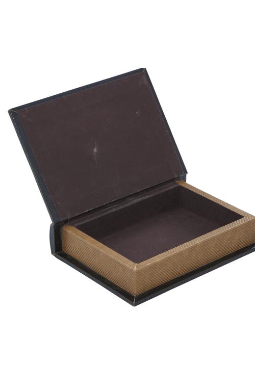 Sonoma Sage Home Set Of 3 Faux Storage Books In Brown