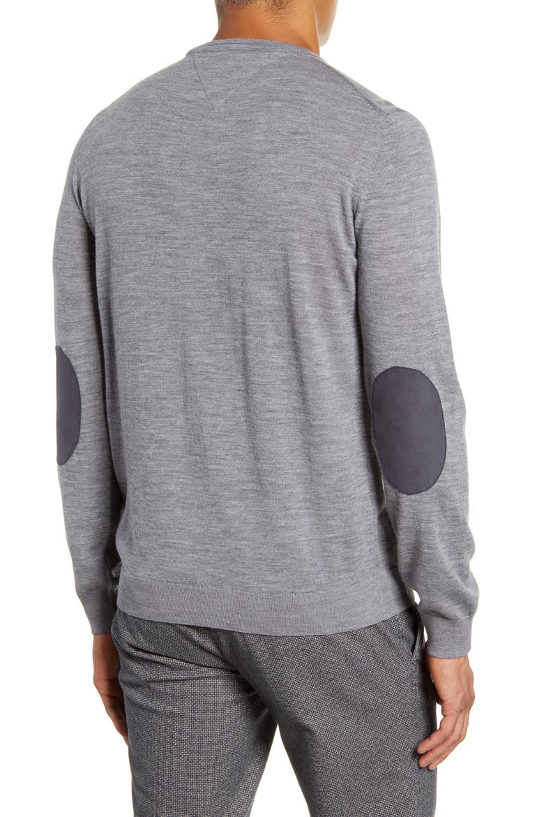 Rick Crewneck Merino Wool Sweater, Alternate, color, 03-GREY