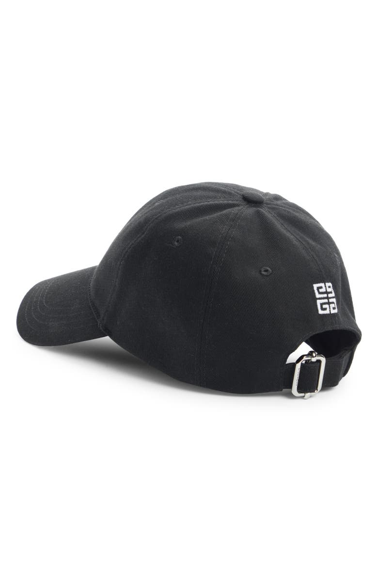 Givenchy Small Logo Embroidered Baseball Cap, Alternate, color, Black