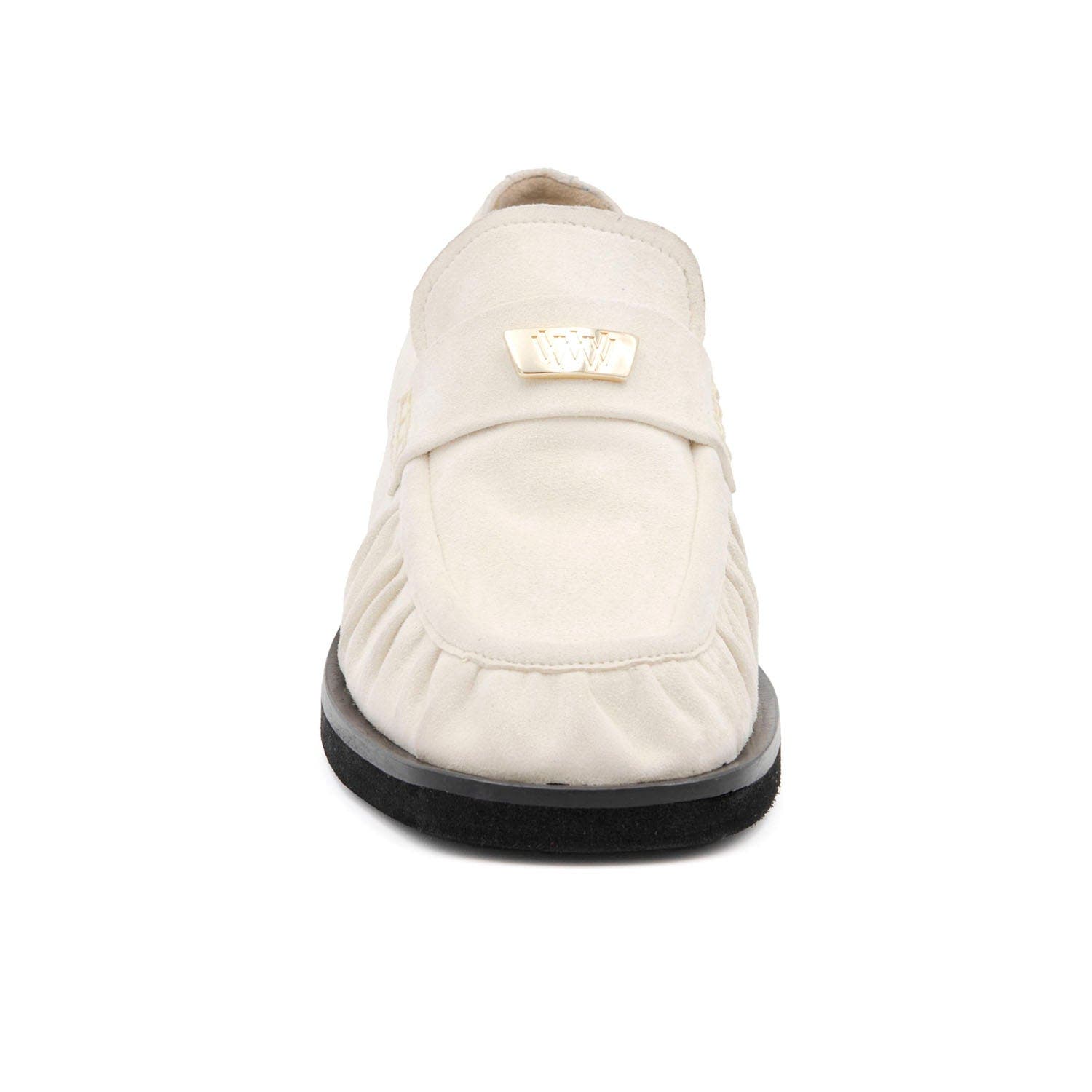 Cortina Block Heel Loafer, Main, color, White