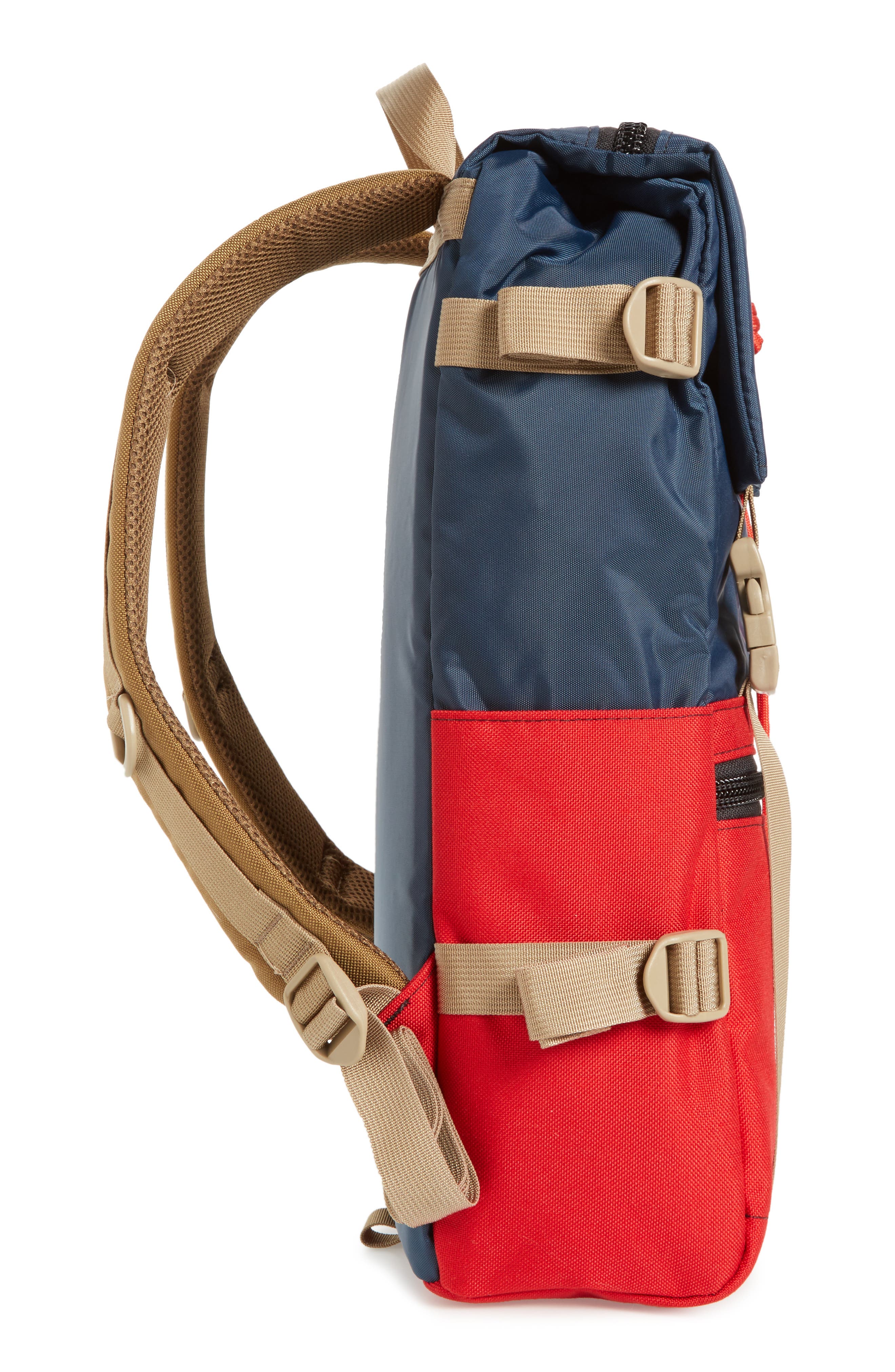 'Rover' Backpack, Alternate, color, NAVY/ RED