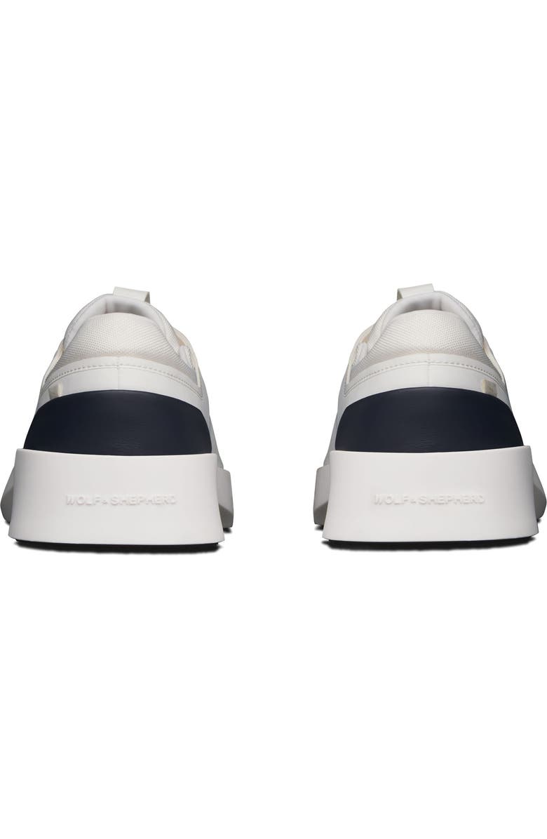 Wolf & Shepherd Gender Inclusive Cruise Lo Sport Sneaker, Alternate, color, White Leather