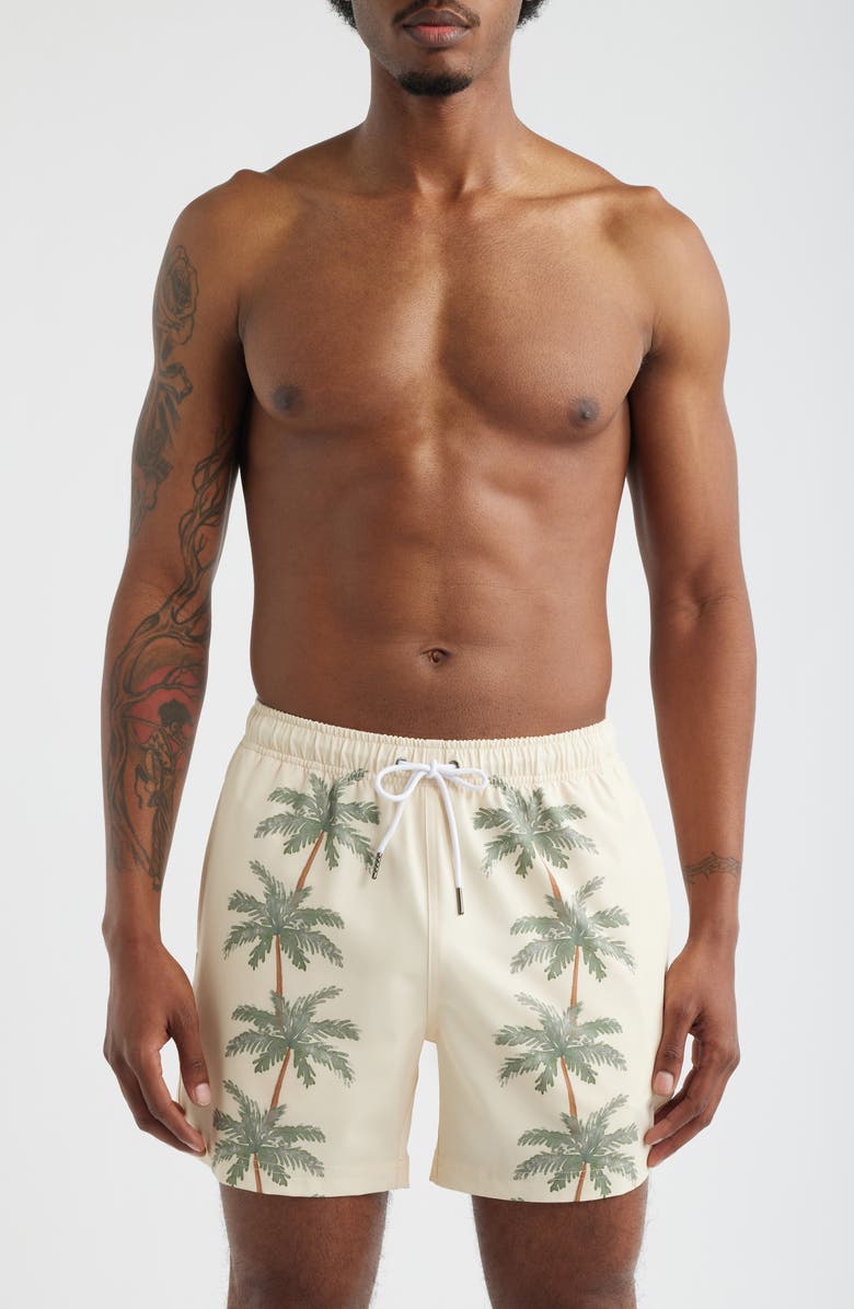 MAVRANS Palm Row Swim Trunks, Main, color, 