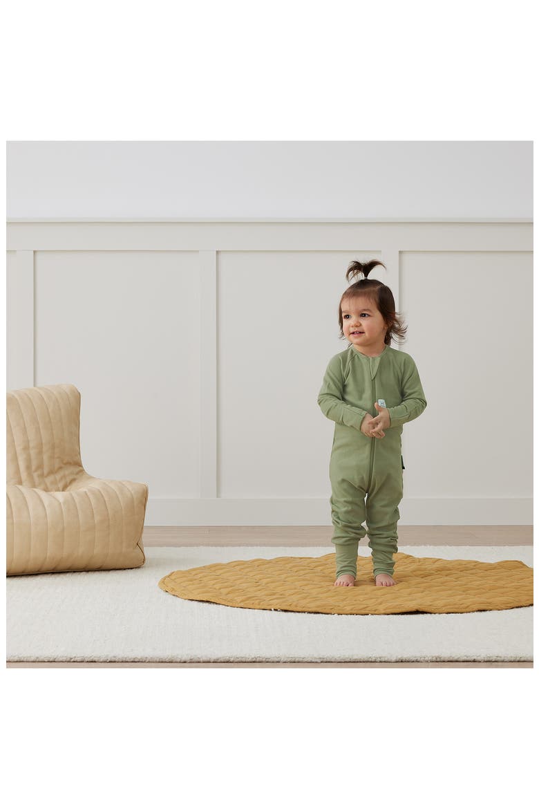 1.0 TOG Long Sleeve Layering Romper, Alternate, color, MOSS