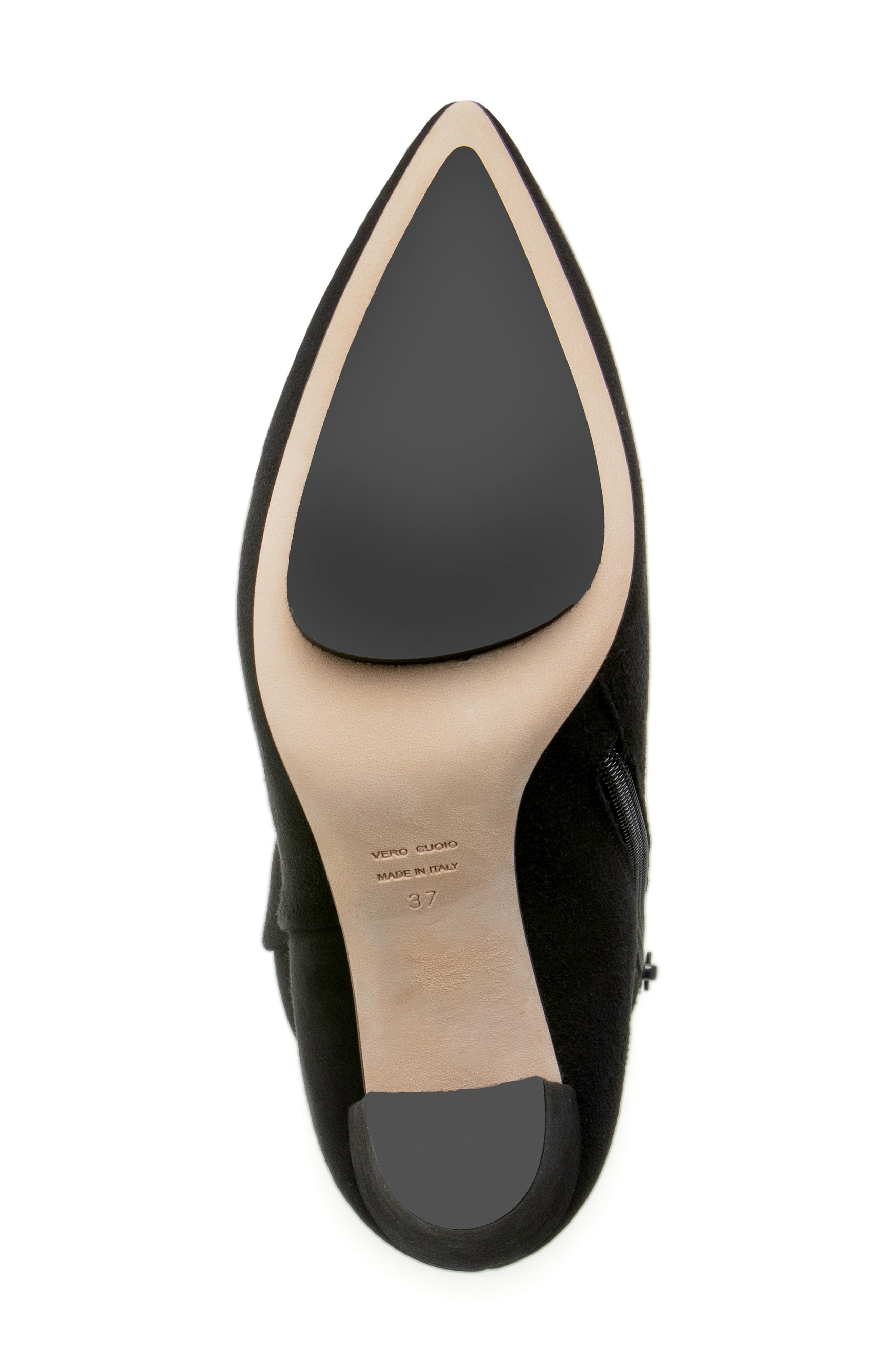 BEAUTIISOLES Teresa Pointed Toe Platform Bootie, Alternate, color, Black